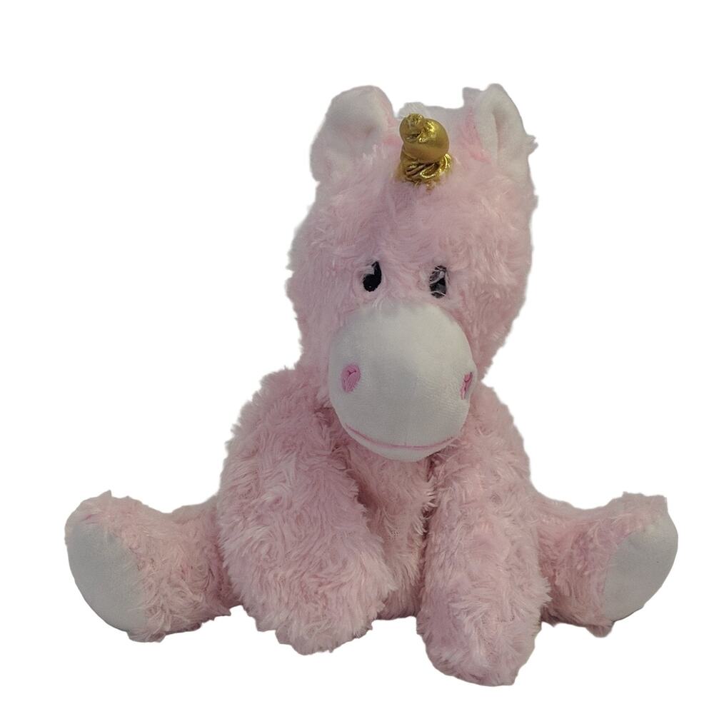 Warm Pals Princess Pink Unicorn 10" Microwavable Weighted Plush Toy